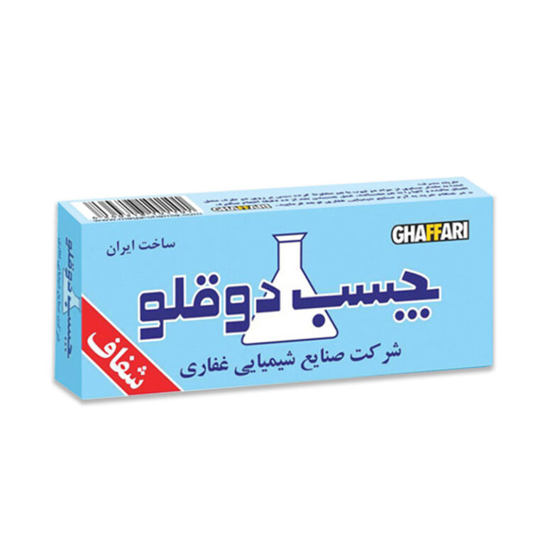 چسب دو قلو غفاری شفاف