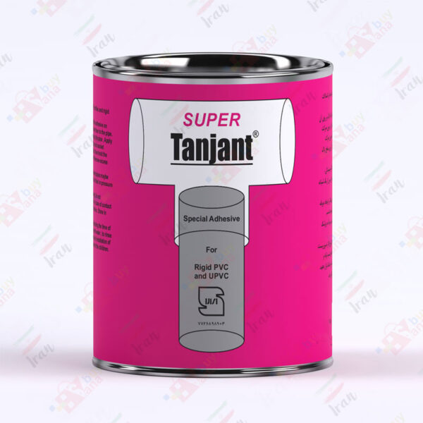 چسب لوله پی وی سی قوطی تانژانت